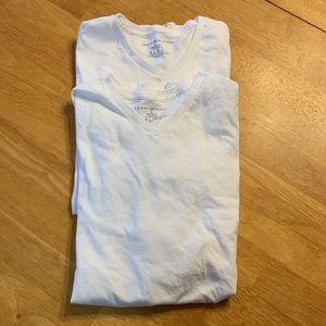 2 Tommy Hilfiger v-neck white  NWOT
